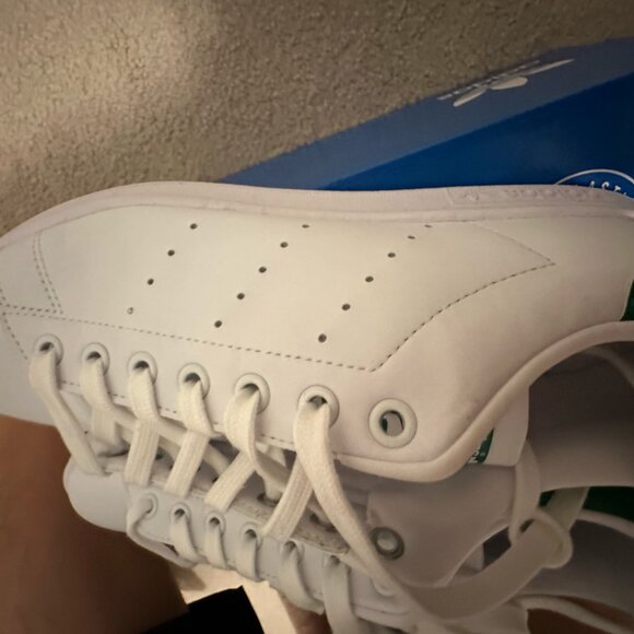Adidas Stan Smith – White/Green – Men’s 9.5 (Worn Once) - Picture 4 of 10